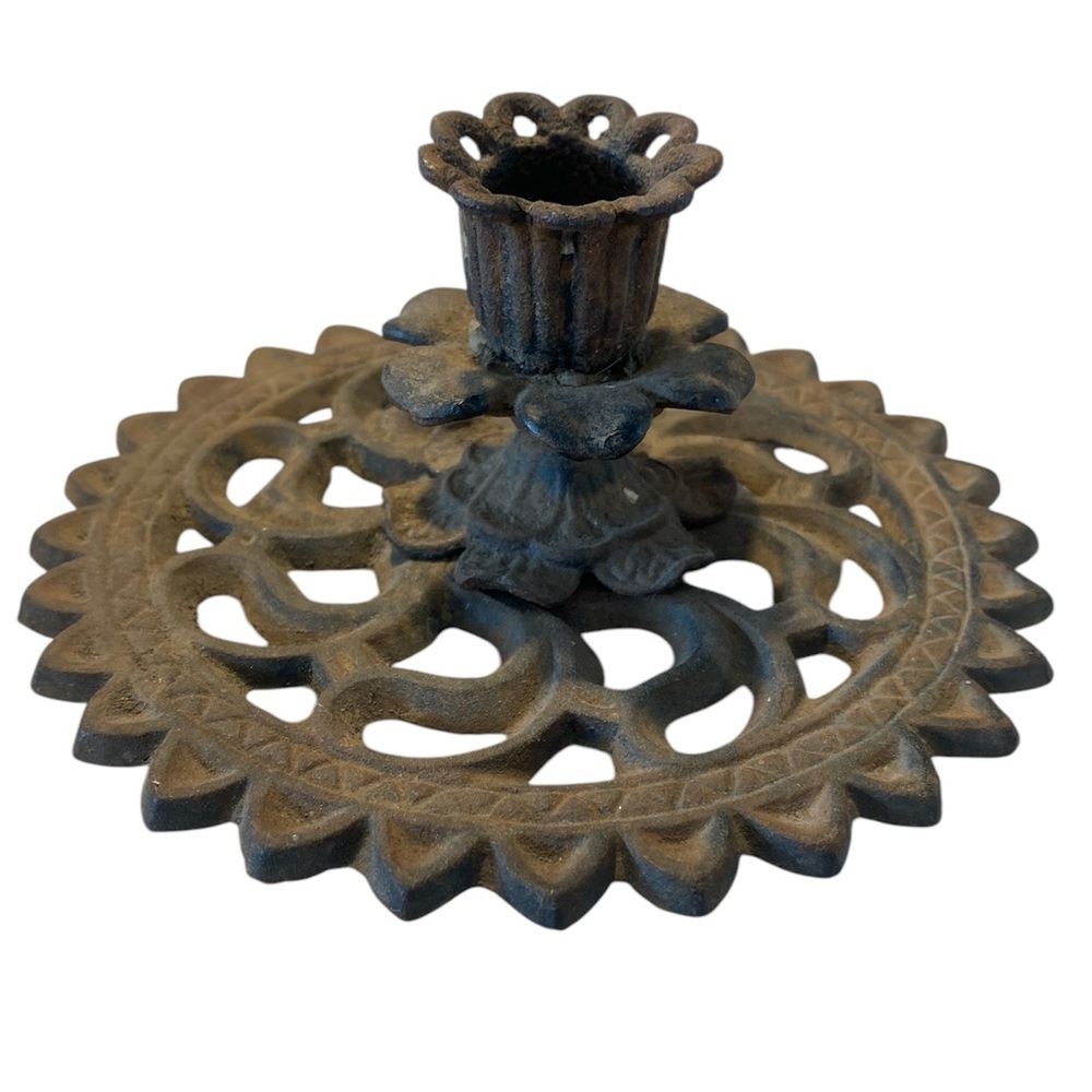 Iron Candle Holder